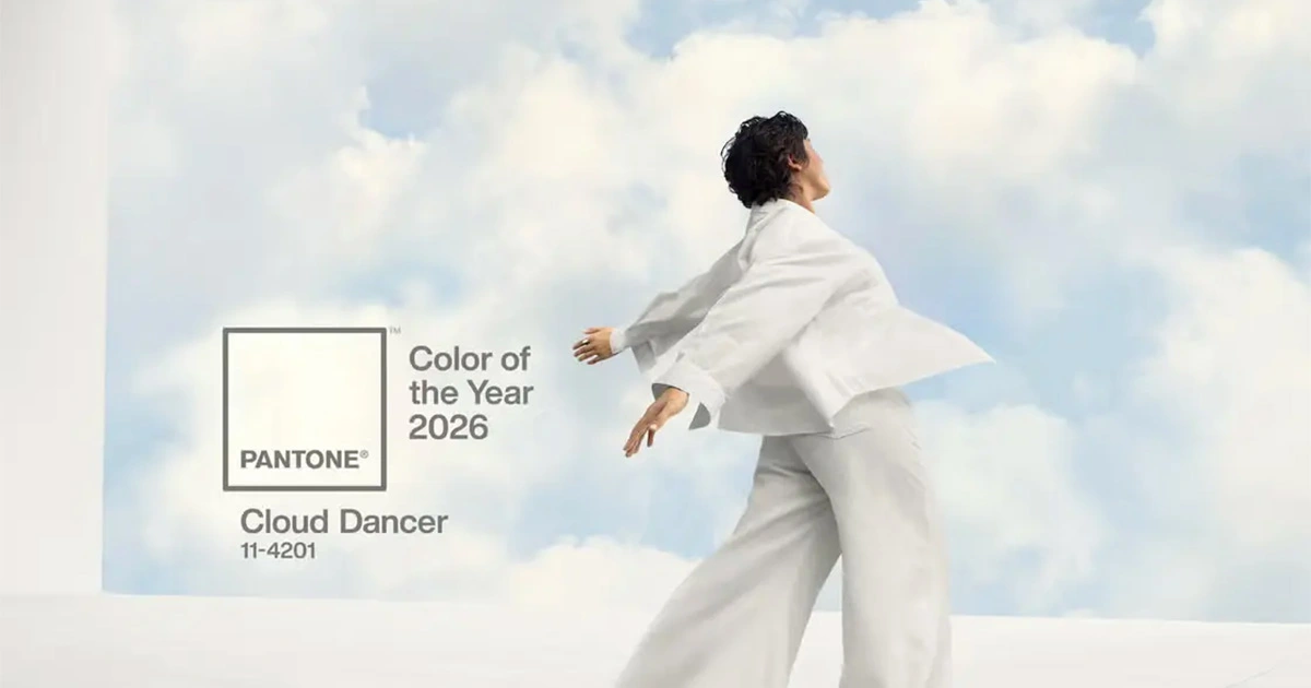 Pantone 2026: Cloud Dancer as the Color of the Year